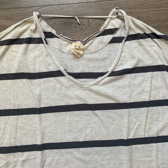 We the Free Ling sleeve Stripe Tunic Medium Oversized - Picture 2 of 4